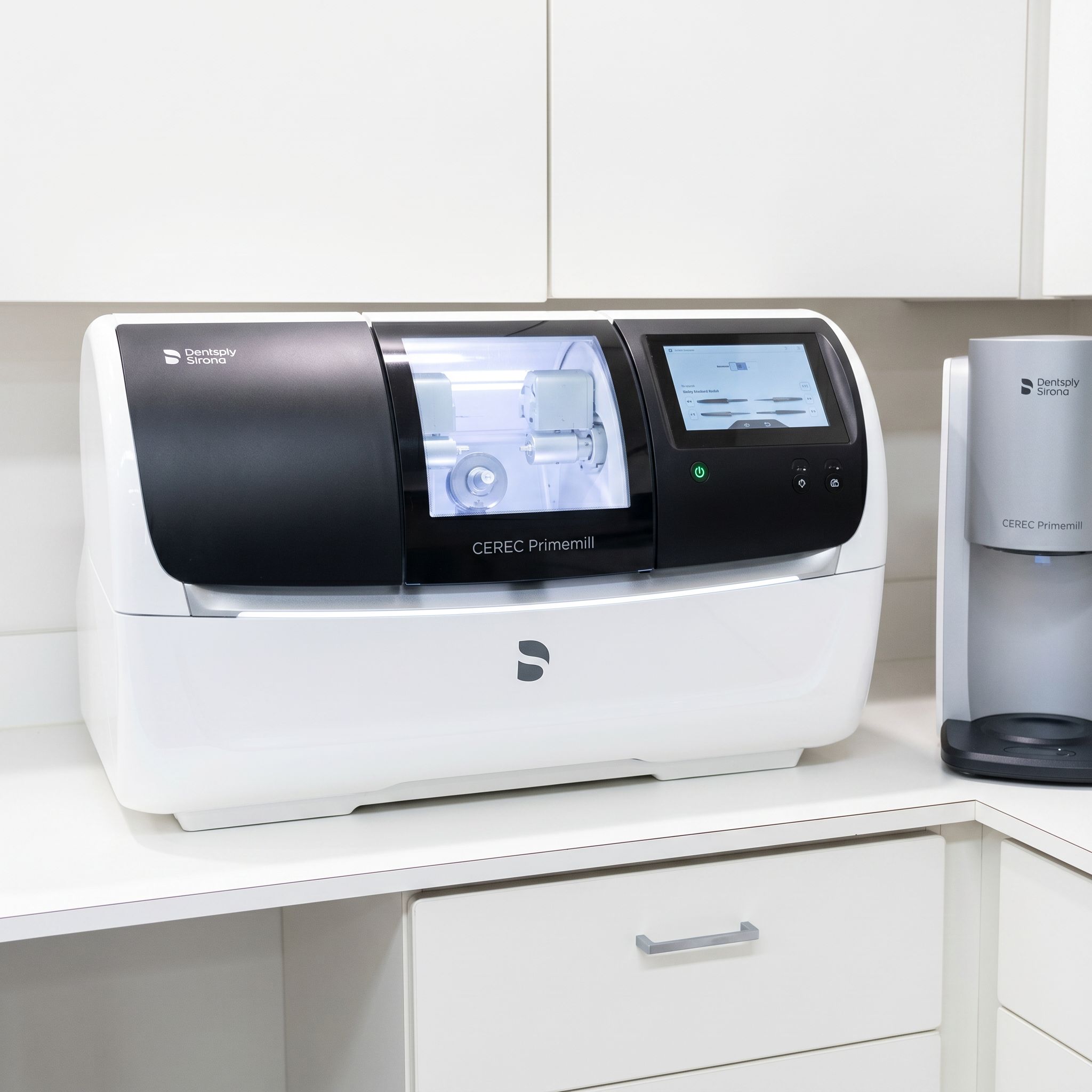 The in-house crown milling machine at Ashley Valley Family Dental